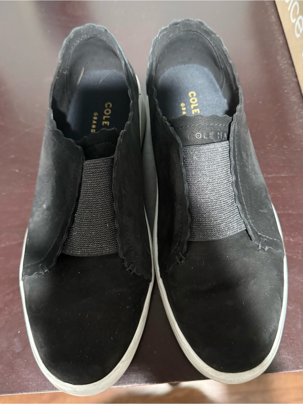 Cole Haan Women’s Grand CC SCLP Black Slip-On Sneakers